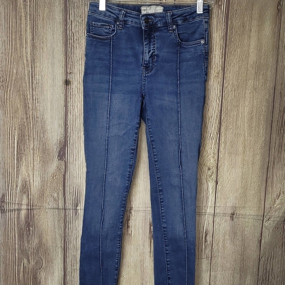 Free People Jeans Womens Denim Stretch Pants Sz 27R